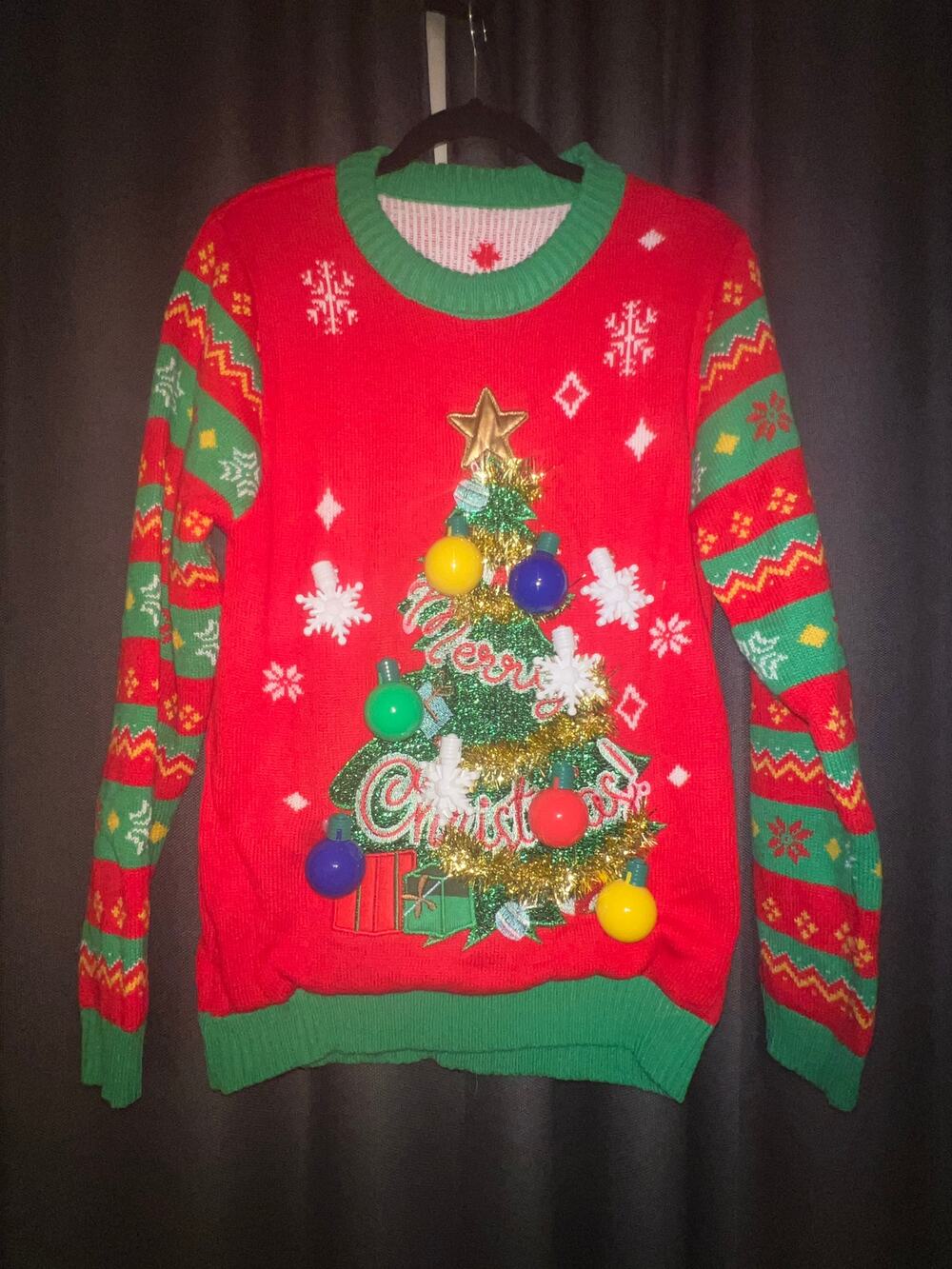 Ugly Christmas Sweater Xmas Size Medium